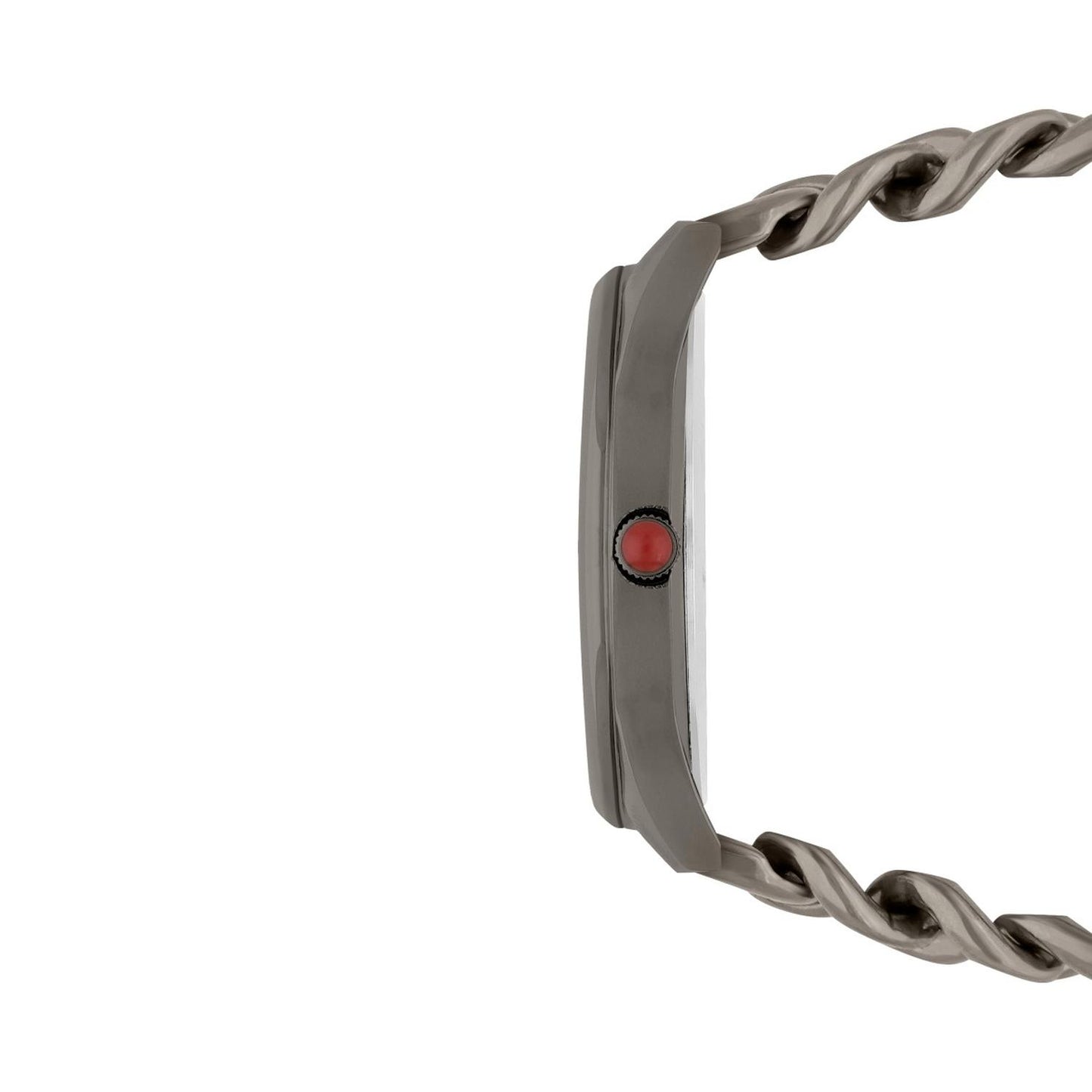 Reloj Para Dama con Pedrería en Indicadores y Correa de Metal Color Plateado OE2429