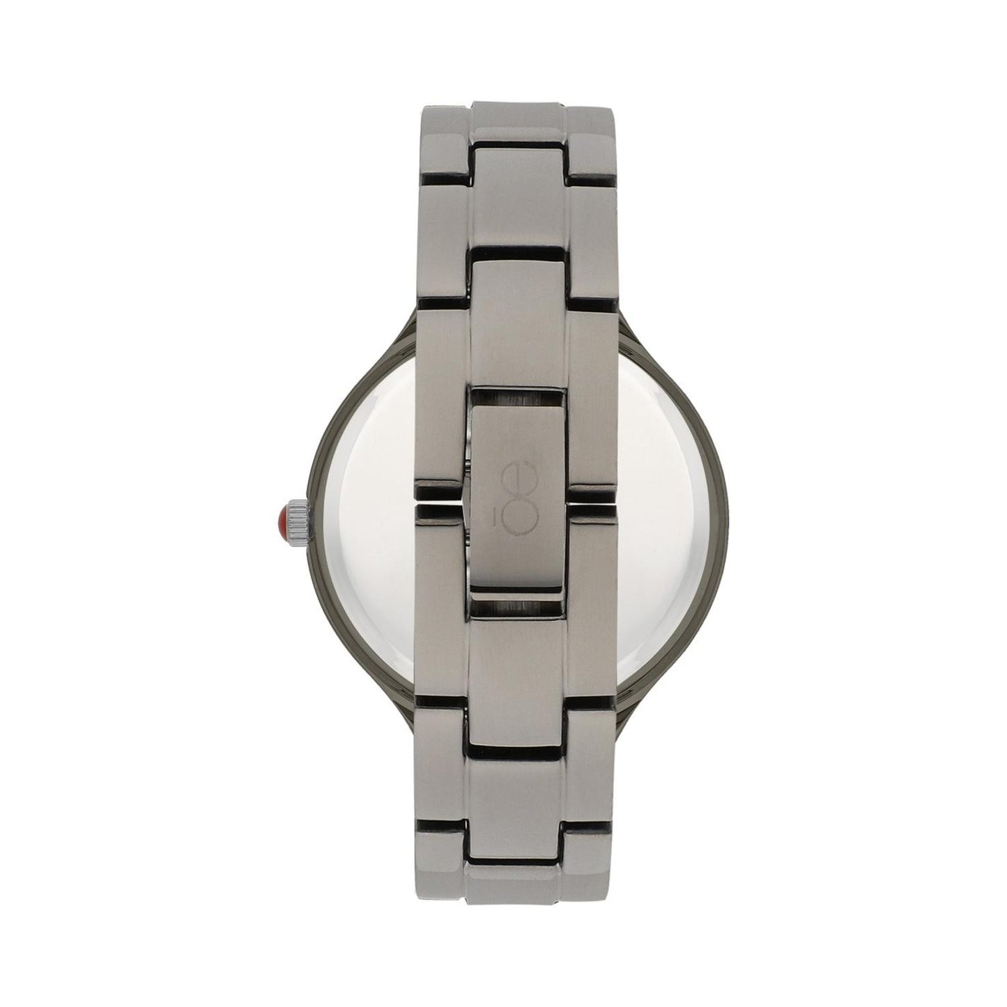 Reloj Para Dama con Pedrería en Indicadores y Correa de Metal Color Plateado OE2429