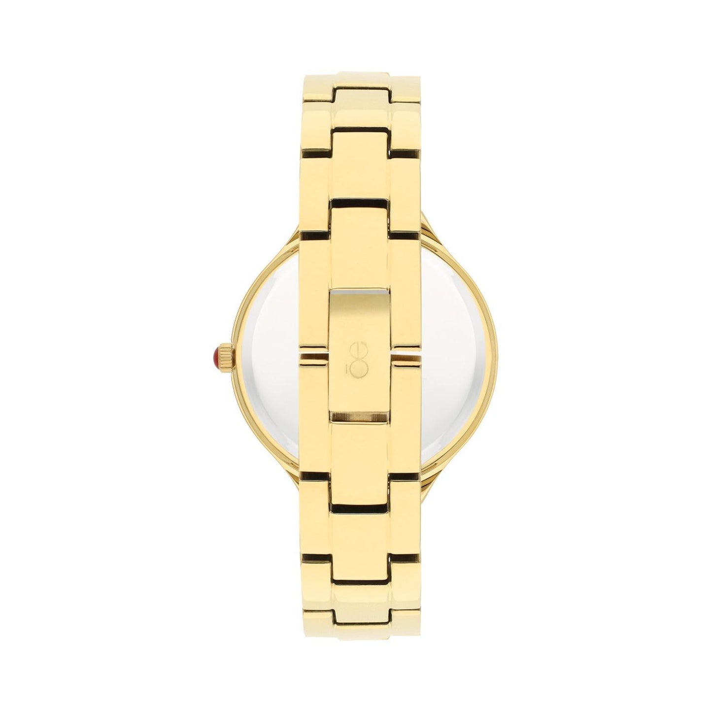 Reloj Para Dama con Pedrería en Indicadores y Correa de Metal Color Plateado OE2429