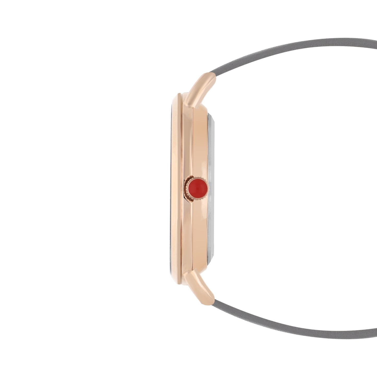 Reloj Análogo Cloe para Dama con Pedrería en Indicadores, Bisel Color Plateado y Correa de Tactopiel OE2437
