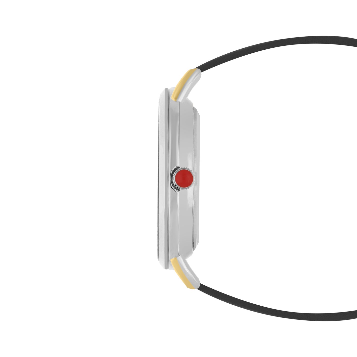 Reloj Análogo Cloe para Dama con Pedrería en Indicadores, Bisel Color Plateado y Correa de Tactopiel OE2437