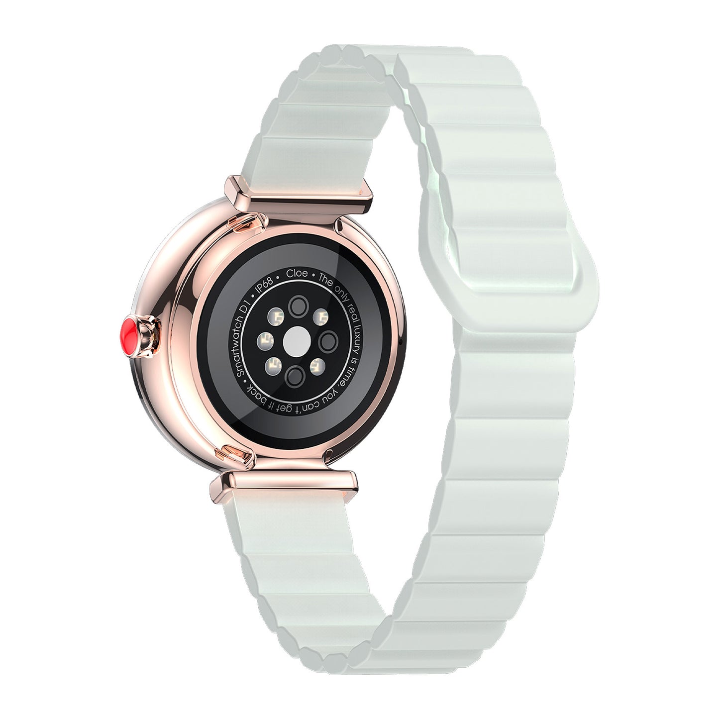 Smartwatch para Dama con Correa de Silicon con Pedrería en Bisel OE2563