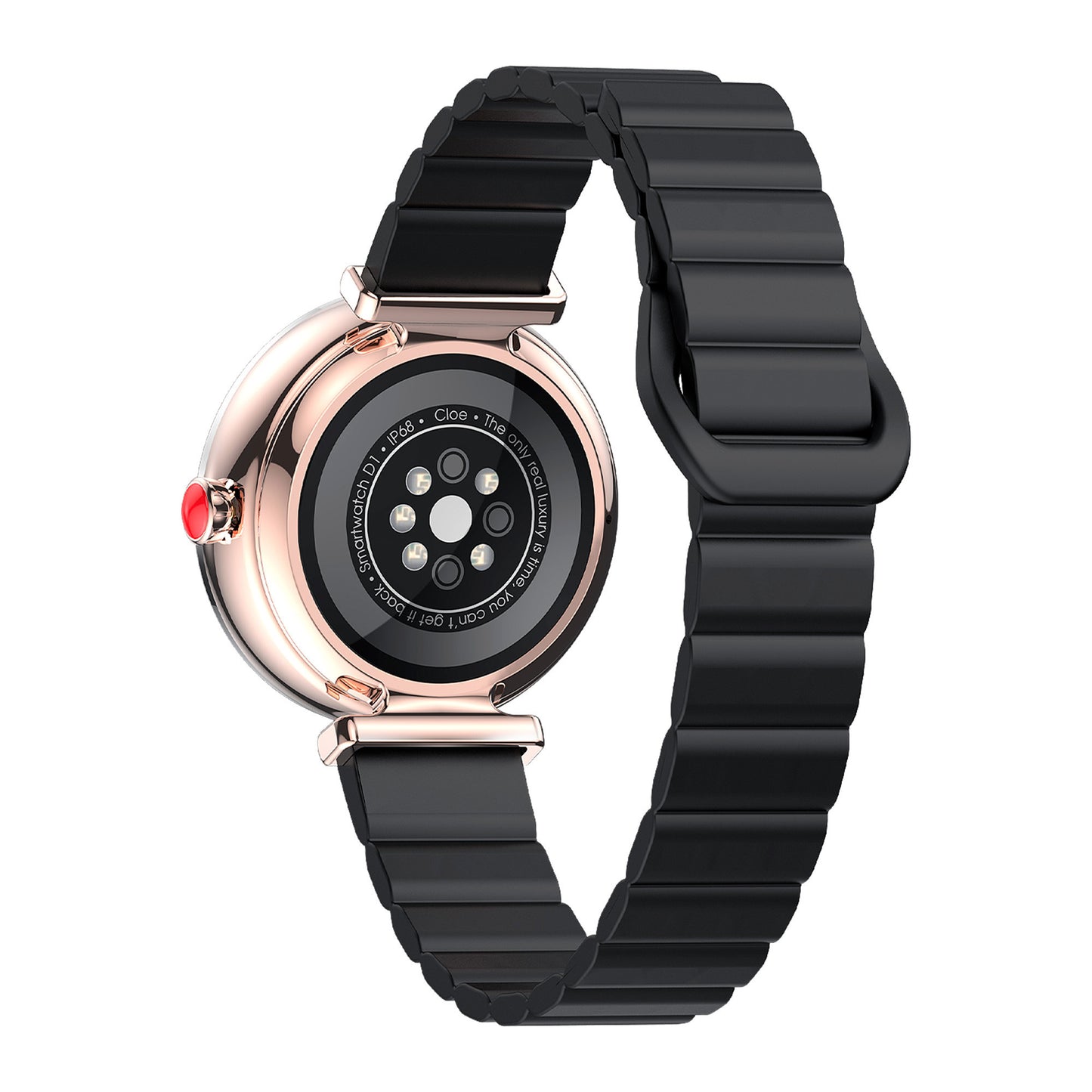 Smartwatch para Dama con Correa de Silicon con Pedrería en Bisel OE2563
