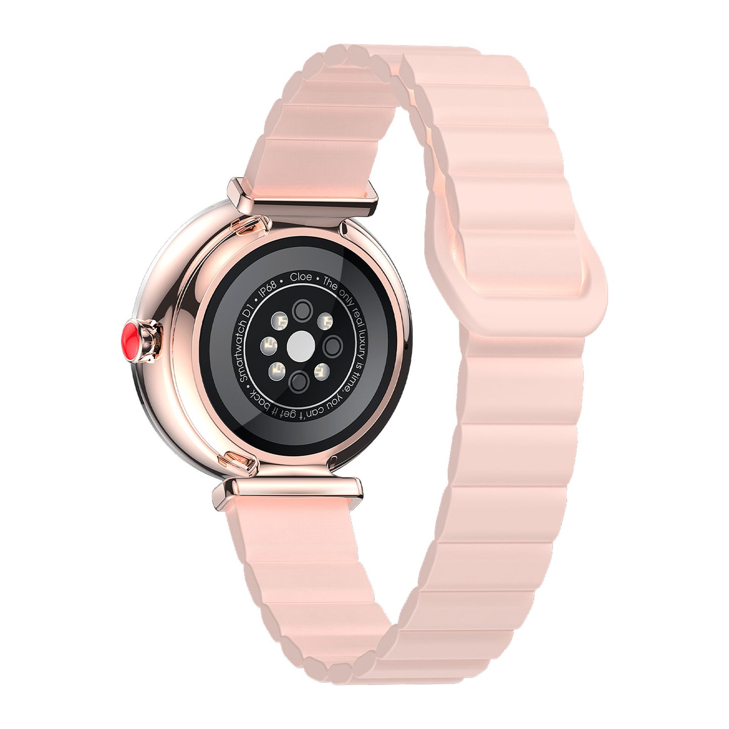 Smartwatch para Dama con Correa de Silicon con Pedrería en Bisel OE2563