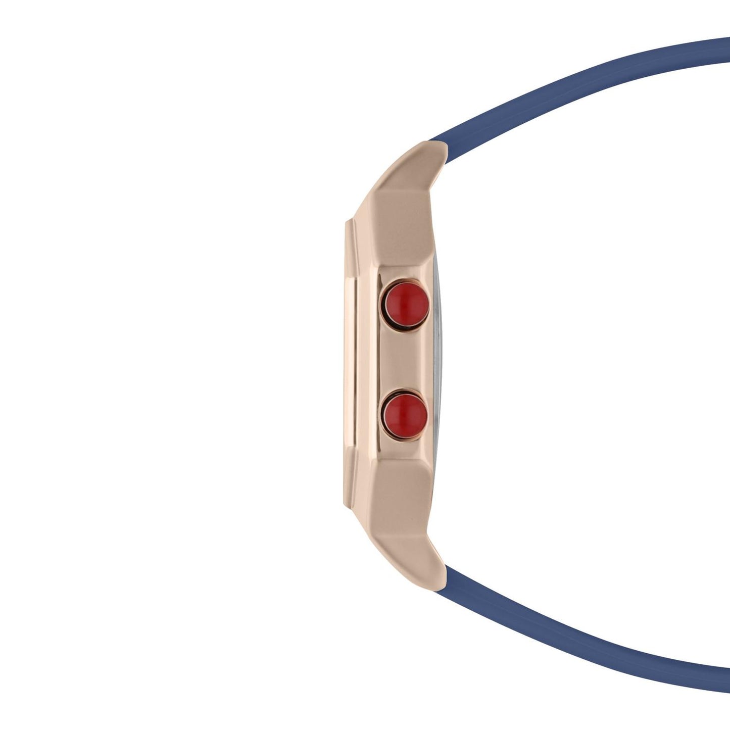 Reloj Cloe digital para dama color azul con madre perla OE2404
