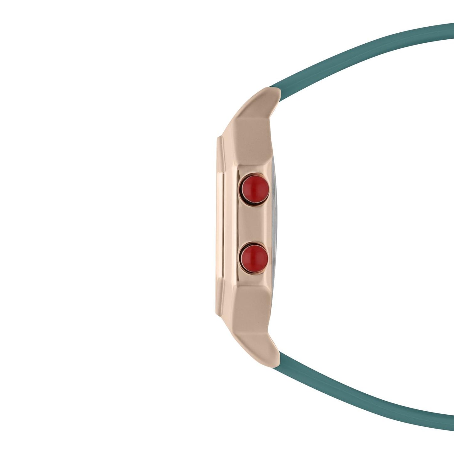 Reloj Cloe digital para dama color azul con madre perla OE2404