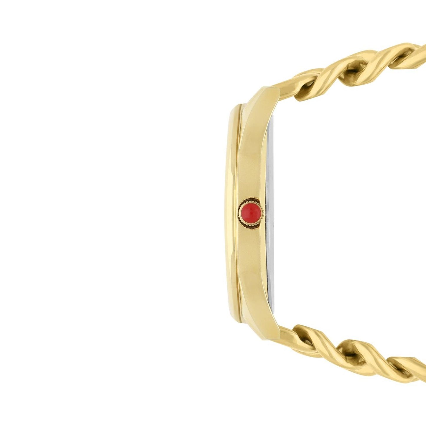 Reloj Para Dama con Pedrería en Indicadores y Correa de Metal Color Plateado OE2429