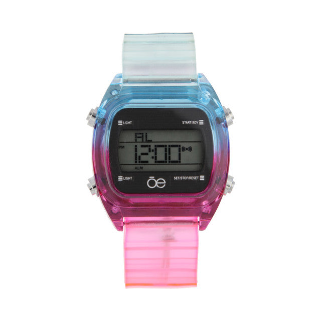 Cloe Reloj Digital Moderno Correa de Plástico OE2112