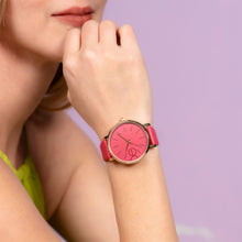 Cargar imagen en el visor de la galería, Reloj Cloe Análogo para dama con caratula y extensible del mismo color OE2407
