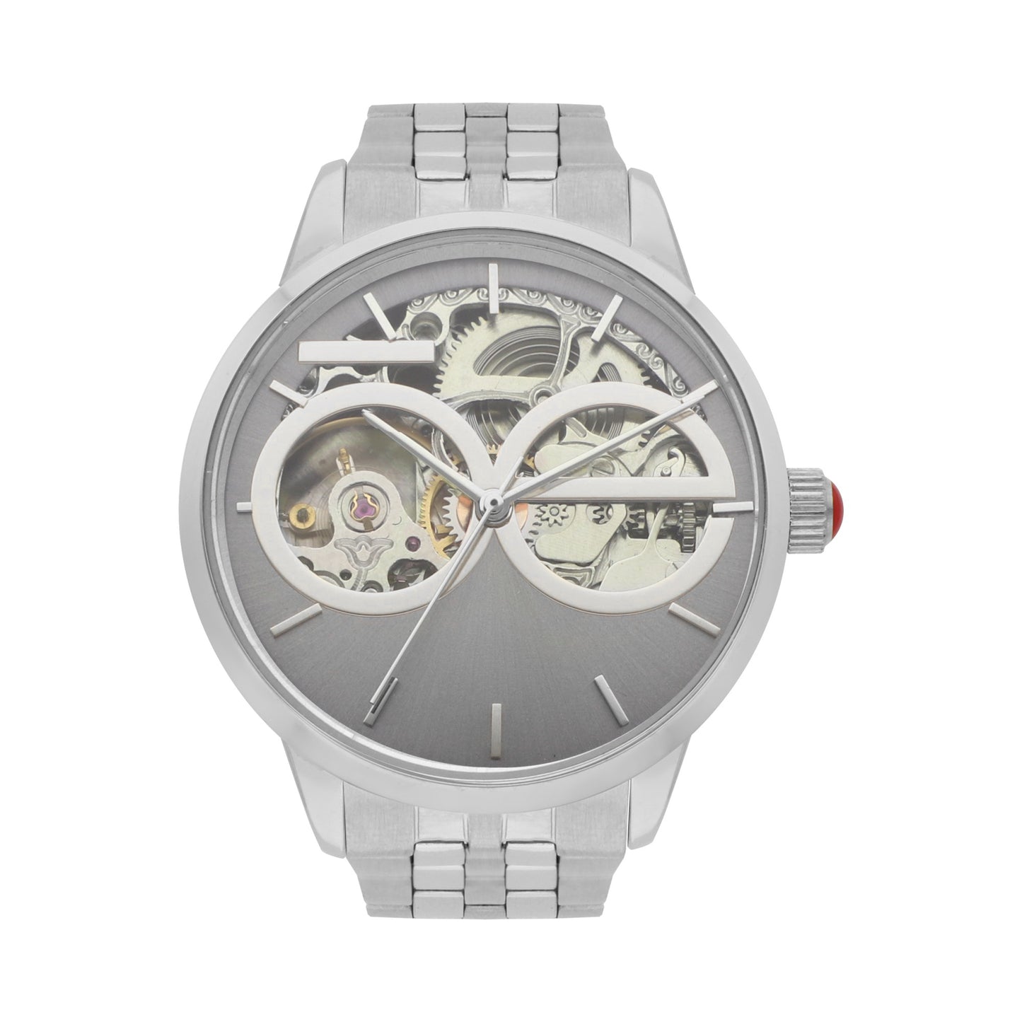Reloj Automático Cloe Para Caballero de Acero Inoxidable OE2416