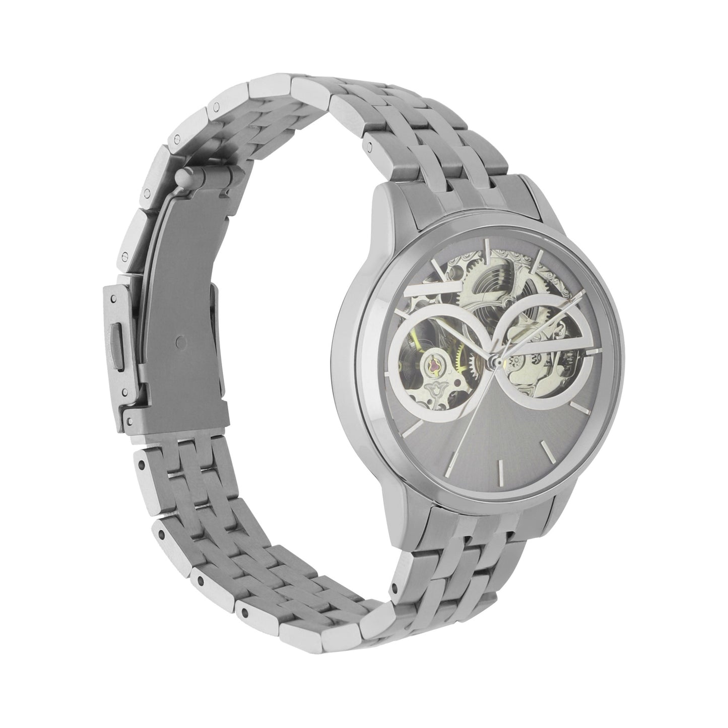 Reloj Automático Cloe Para Caballero de Acero Inoxidable OE2416