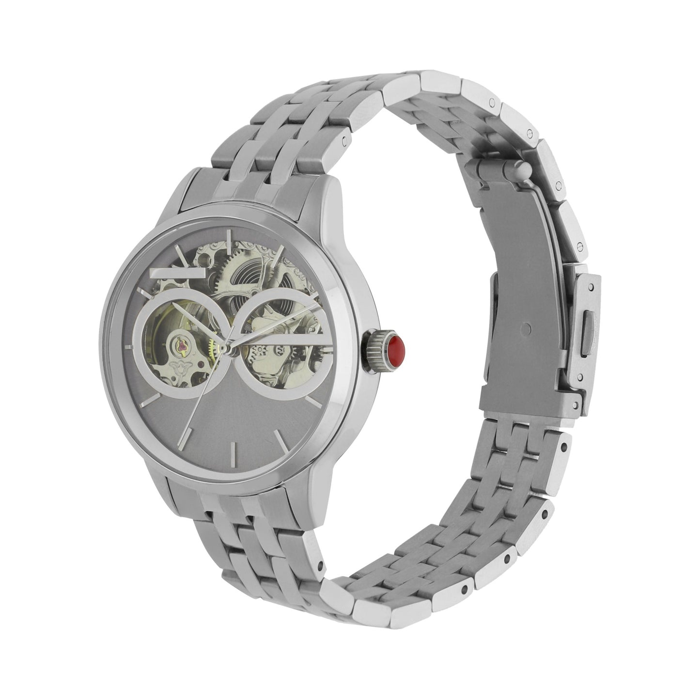 Reloj Automático Cloe Para Caballero de Acero Inoxidable OE2416