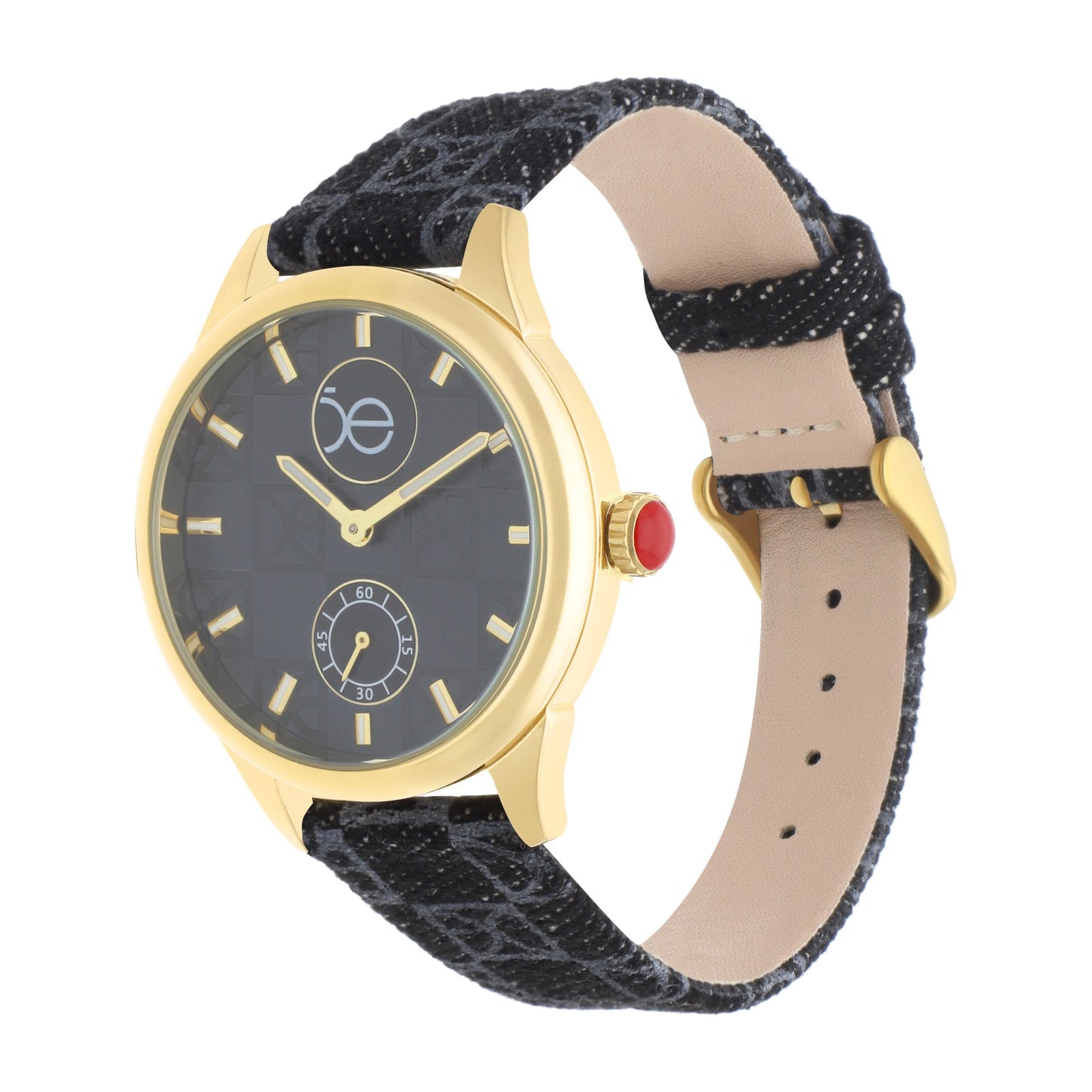 Reloj Cloe Análogo para Dama con Trama OE y Correa de Denim OE2531