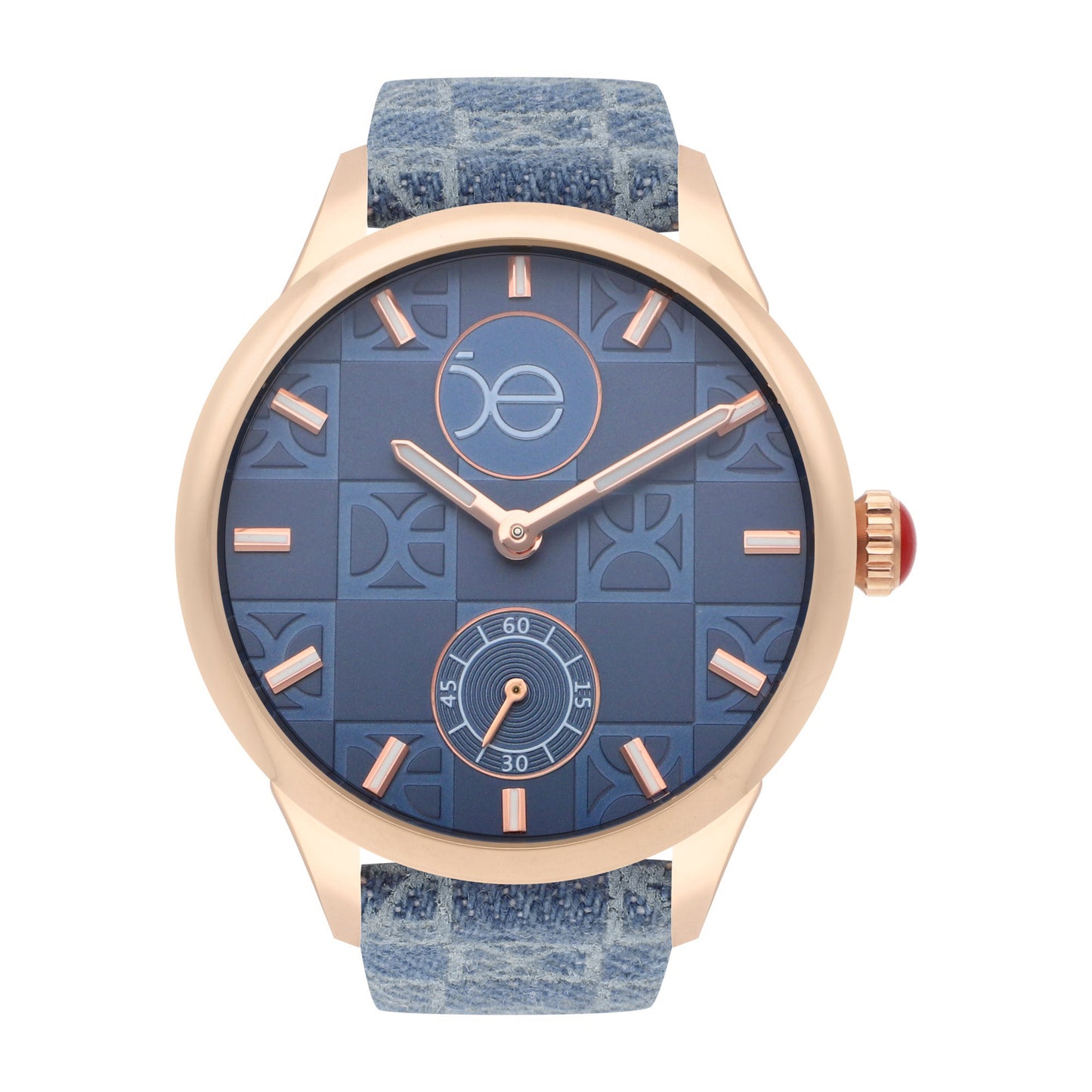Reloj Cloe Análogo para Dama con Trama OE y Correa de Denim OE2531