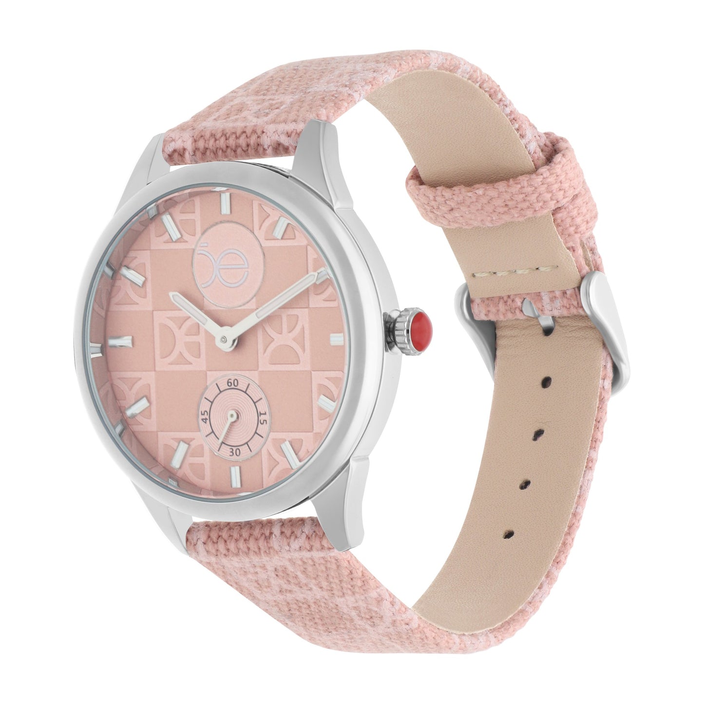 Reloj Cloe Análogo para Dama con Trama OE y Correa de Denim OE2531
