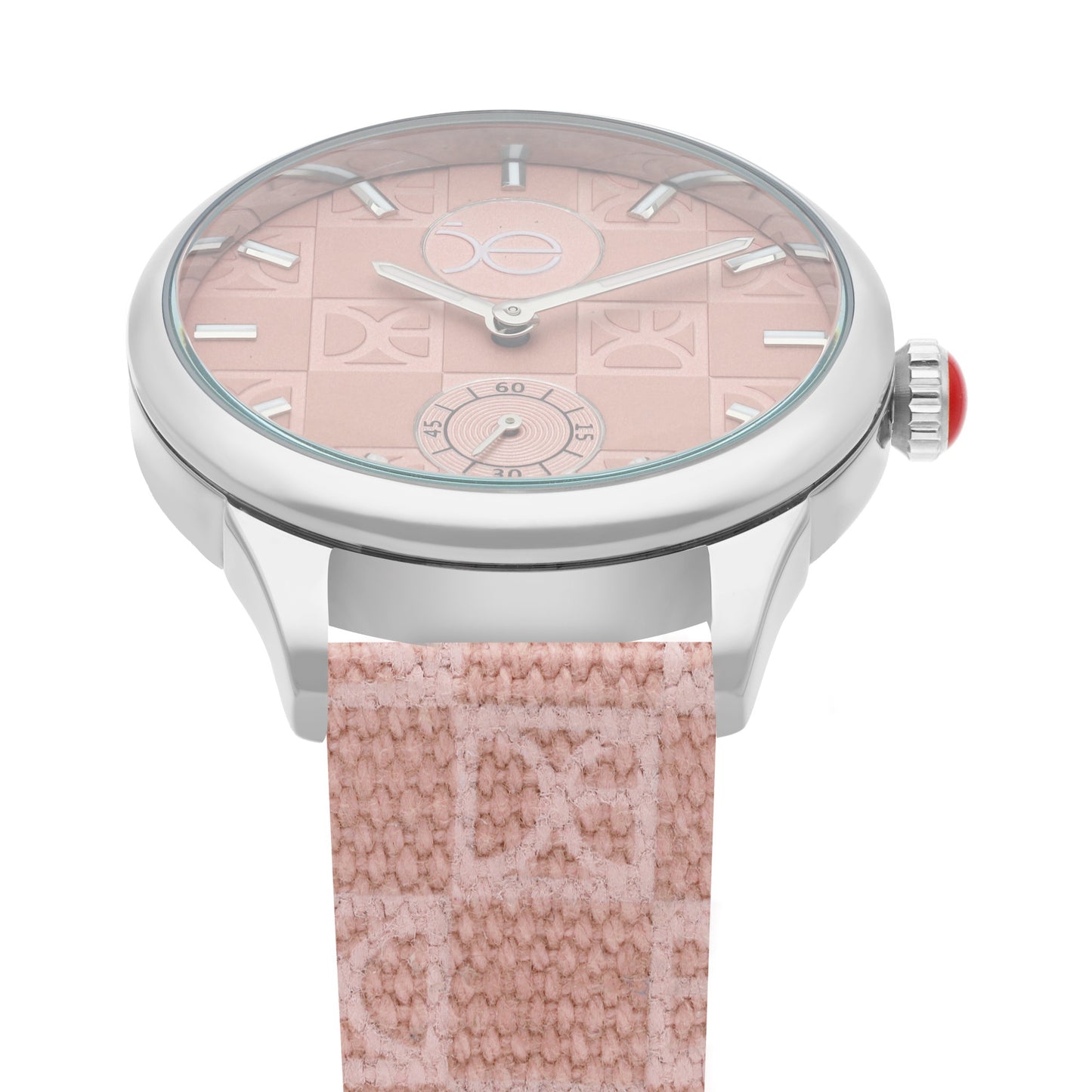 Reloj Cloe Análogo para Dama con Trama OE y Correa de Denim OE2531