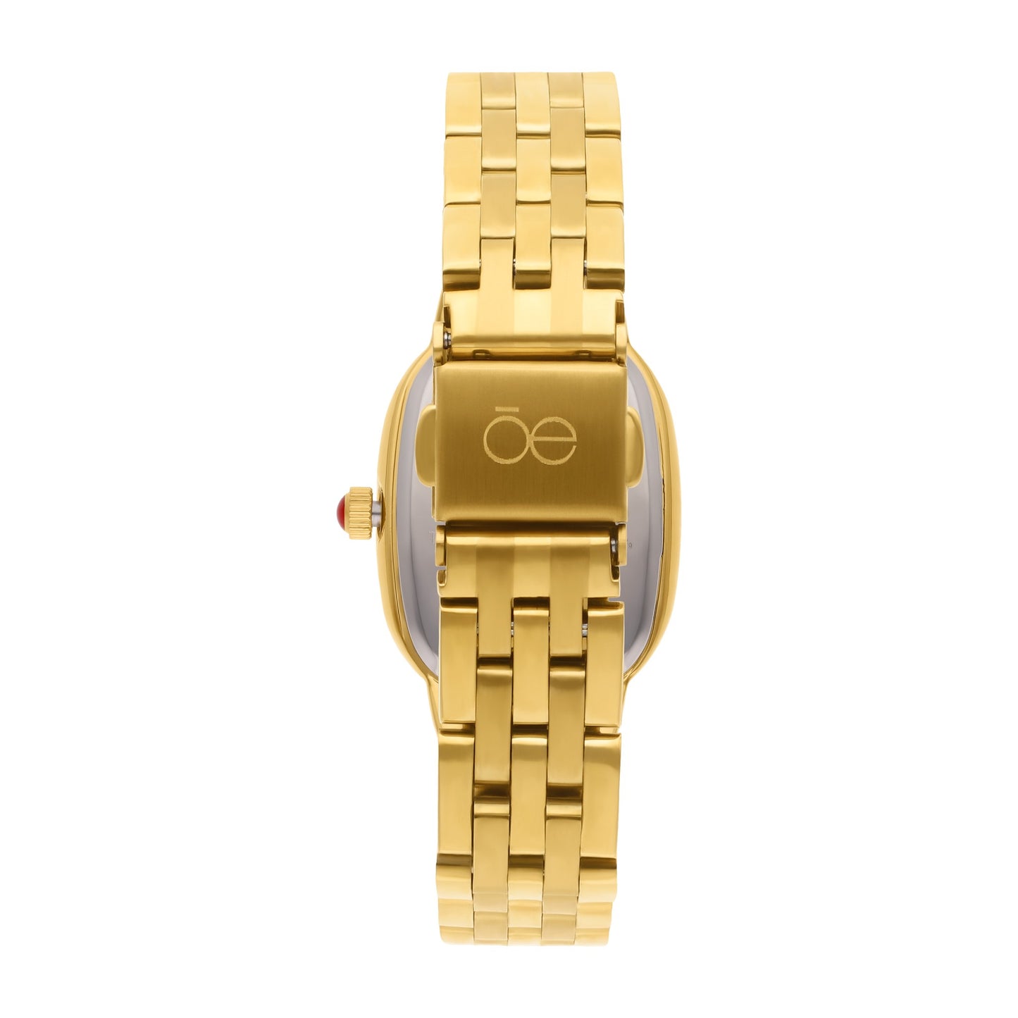 Reloj Cloe Análogo para Dama con Caja Ovalada y Extensible de Acero Inoxidable OE2532