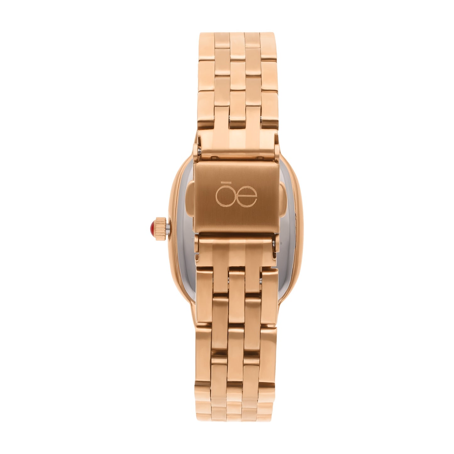Reloj Cloe Análogo para Dama con Caja Ovalada y Extensible de Acero Inoxidable OE2532