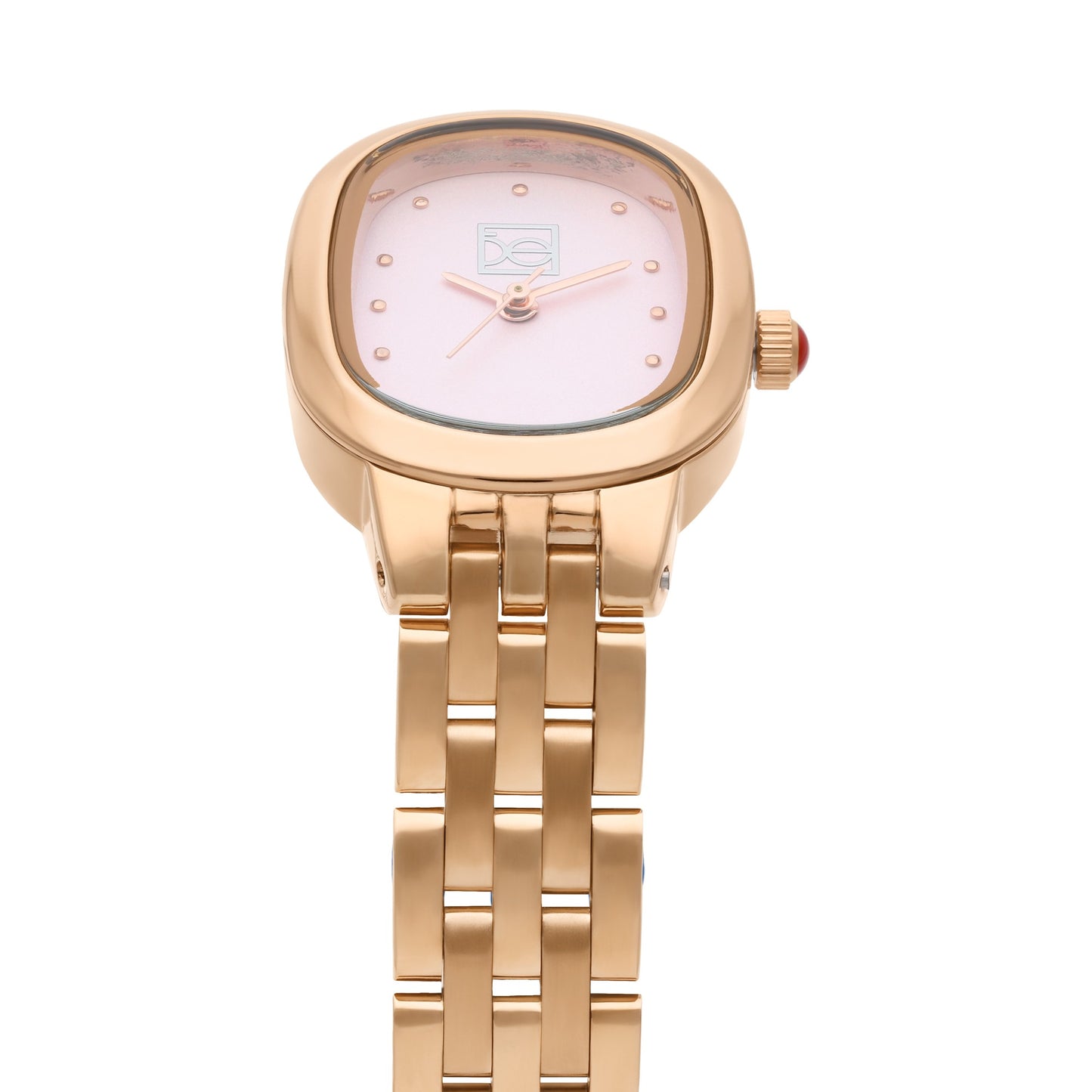 Reloj Cloe Análogo para Dama con Caja Ovalada y Extensible de Acero Inoxidable OE2532