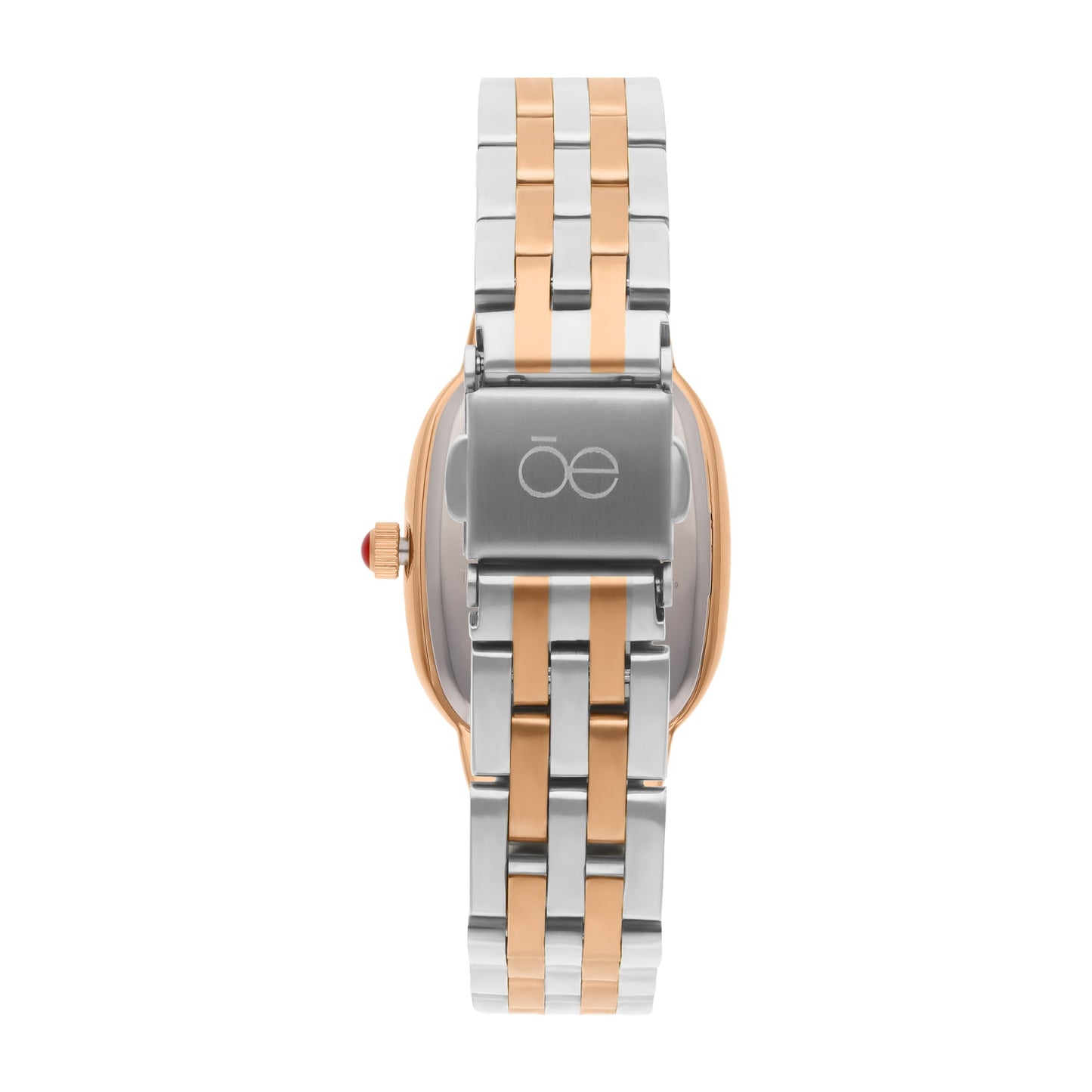Reloj Cloe Análogo para Dama con Caja Ovalada y Extensible de Acero Inoxidable OE2532