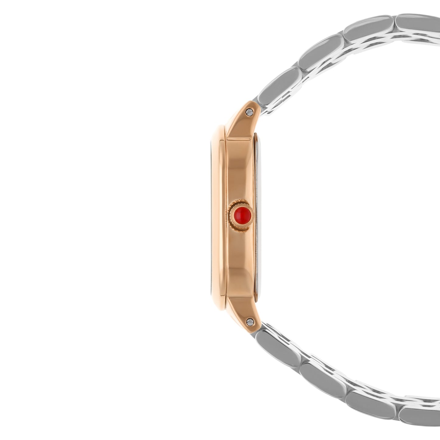 Reloj Cloe Análogo para Dama con Caja Ovalada y Extensible de Acero Inoxidable OE2532