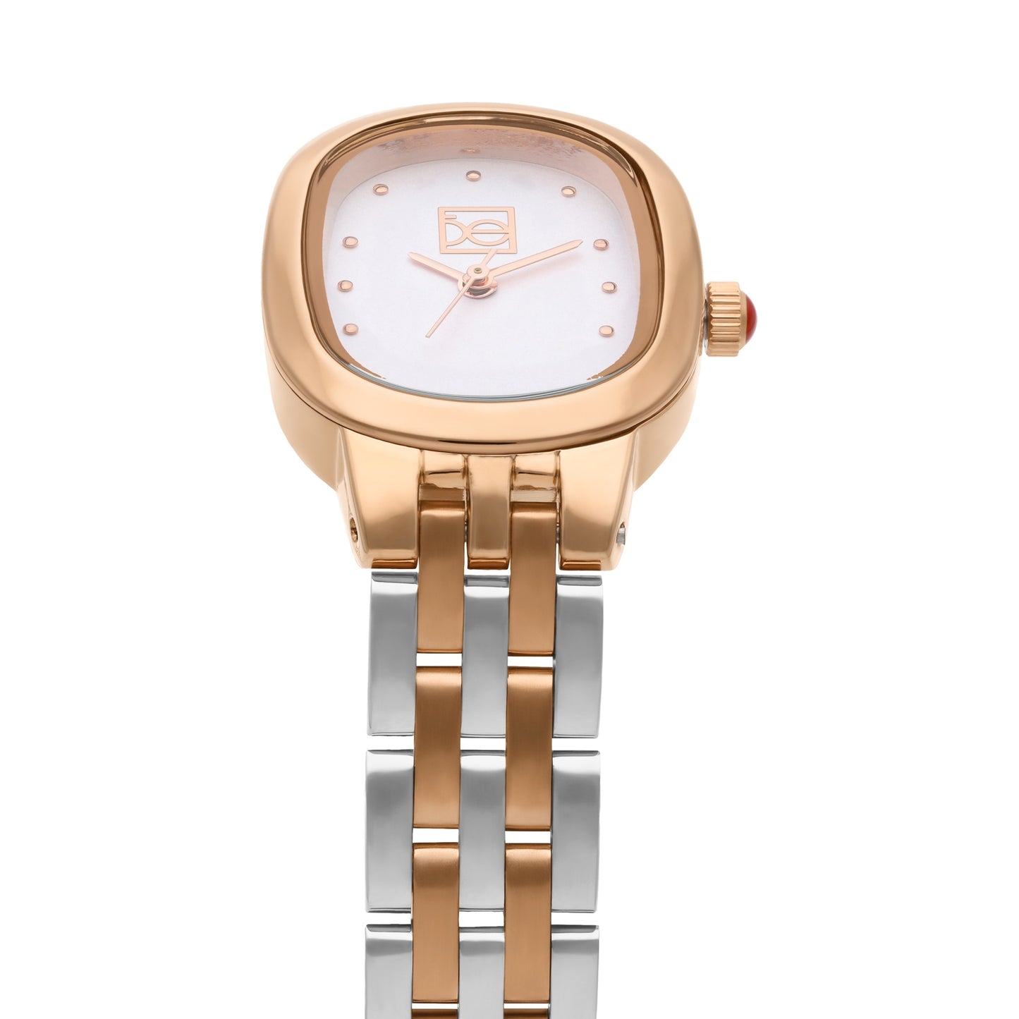 Reloj Cloe Análogo para Dama con Caja Ovalada y Extensible de Acero Inoxidable OE2532