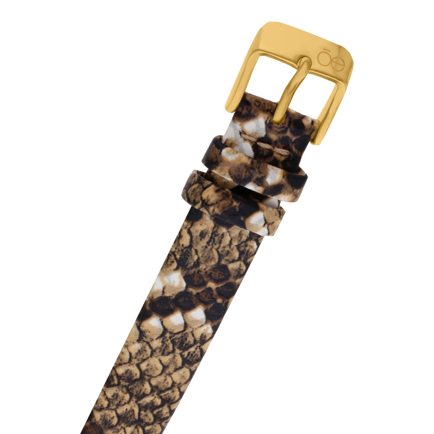 Reloj Cloe Análogo para Dama con Acabado de Leopardo de Leopardo Correa de Tactopiel OE2538