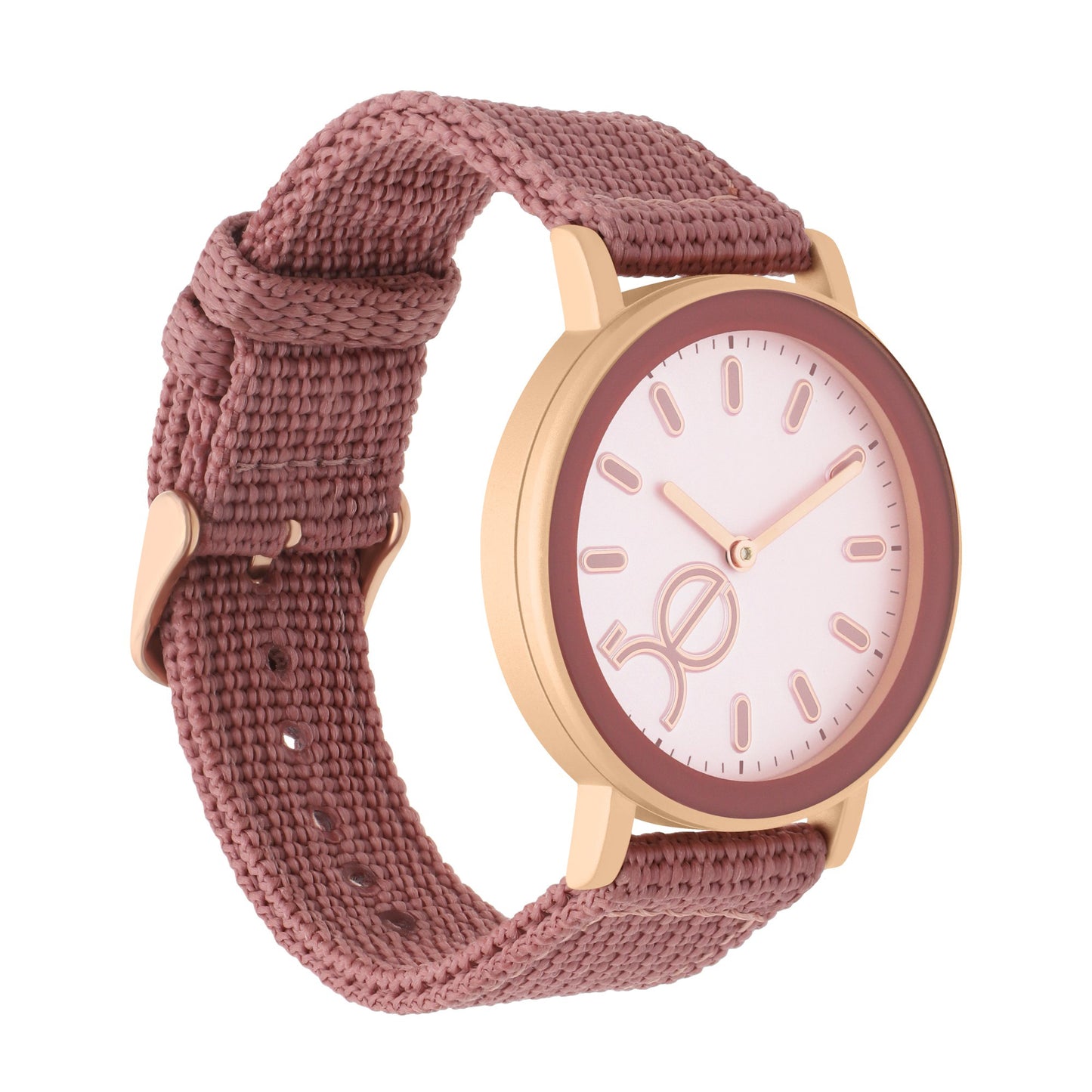 Reloj Cloe Análogo para Dama con Caja Redonda y Correa de Textil OE2540