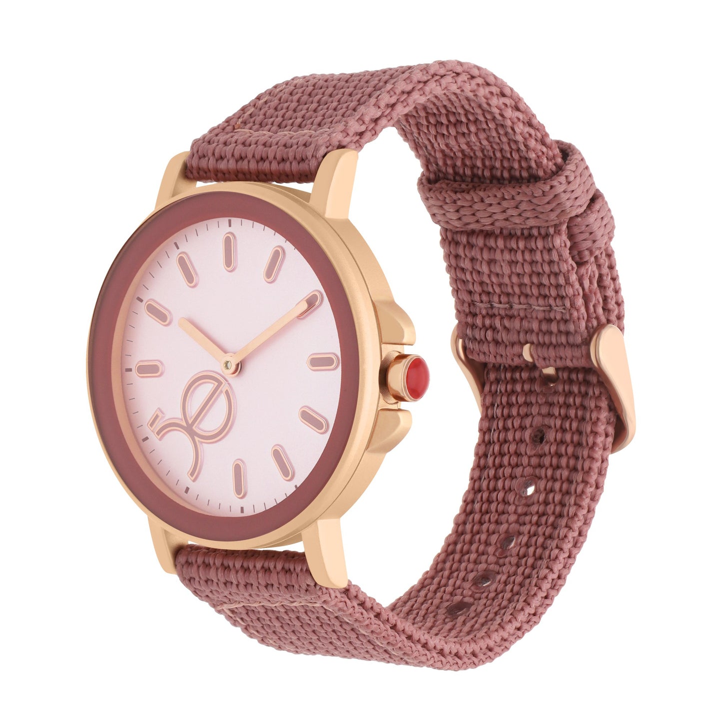 Reloj Cloe Análogo para Dama con Caja Redonda y Correa de Textil OE2540