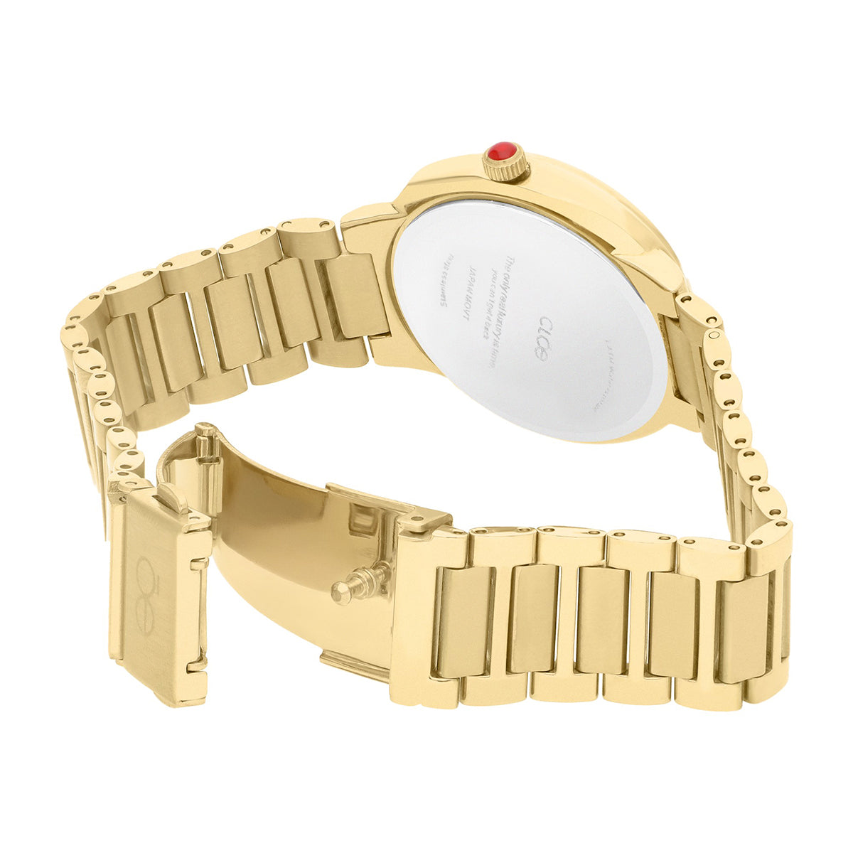 Reloj Cloe Análogo para Dama con Madre Perla en carátula y Extensible de Acero Inoxidable OE2542