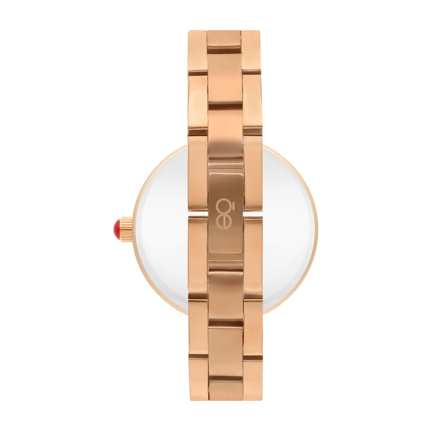 Reloj Cloe Análogo para Dama con Carátula con Acabado de Madre Perla y Extensible de Acero Inoxidable OE2545