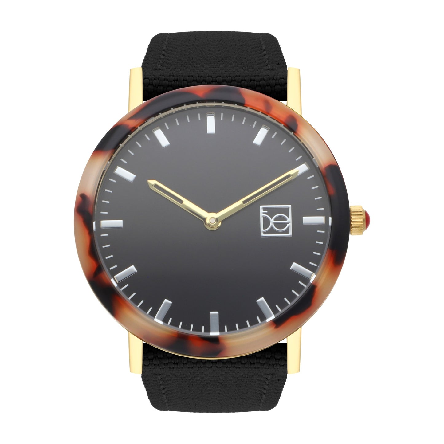 Reloj Cloe Análogo para Dama con Bisel Carey y Correa de Textil OE2546
