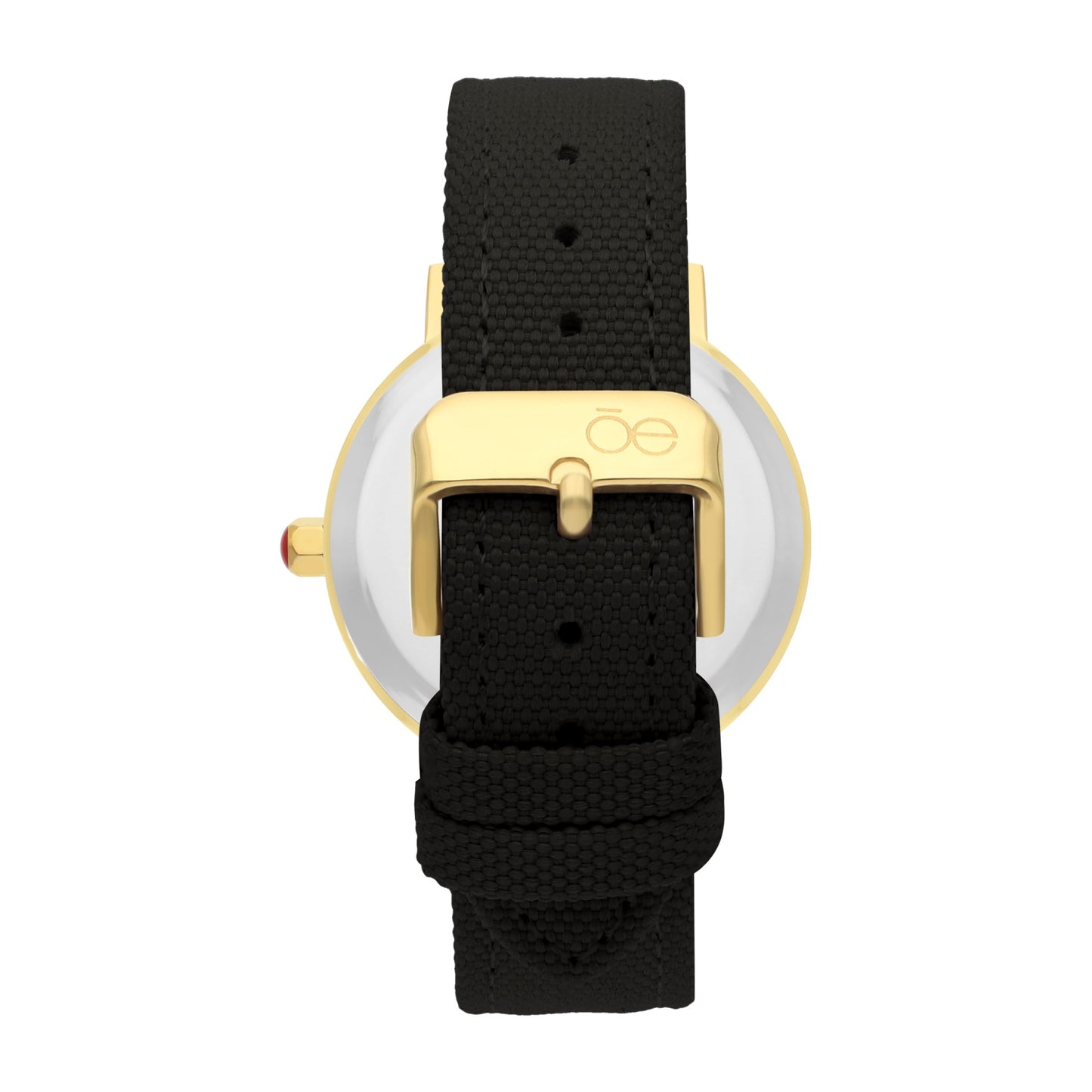 Reloj Cloe Análogo para Dama con Bisel Carey y Correa de Textil OE2546