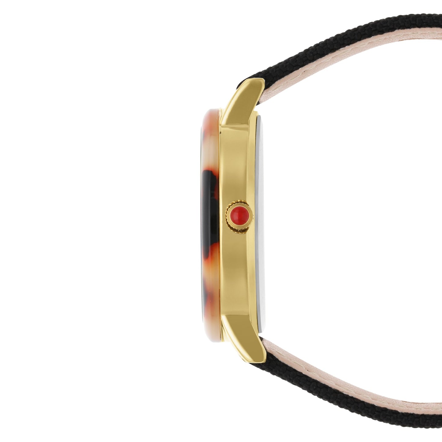 Reloj Cloe Análogo para Dama con Bisel Carey y Correa de Textil OE2546