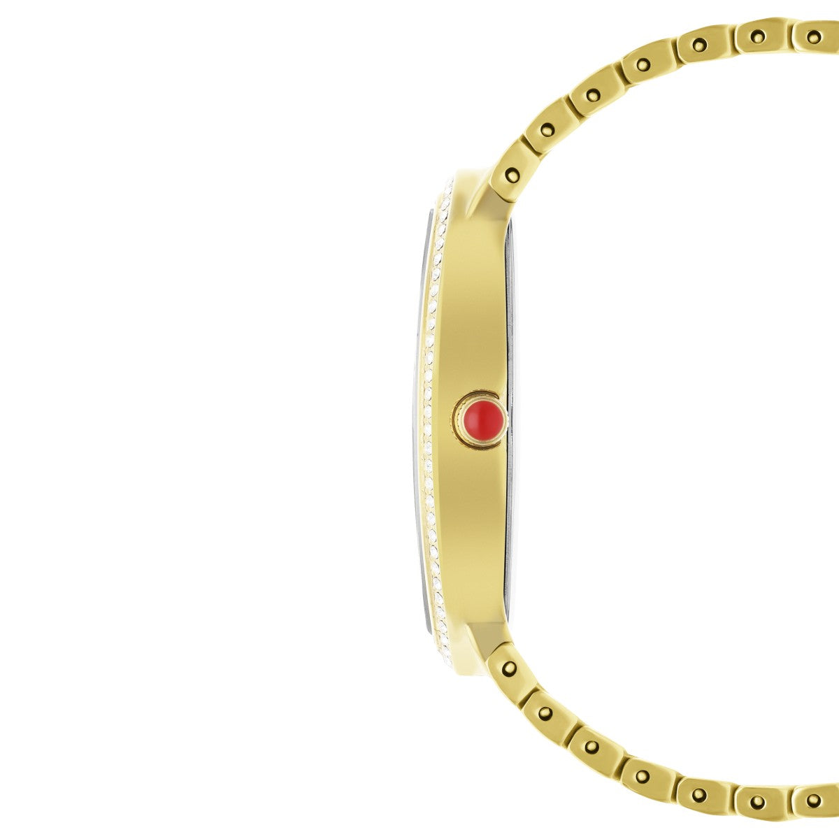 Reloj Cloe Análogo Caja Ovalada y Extensible de Acero Inoxidable OE2548-GL
