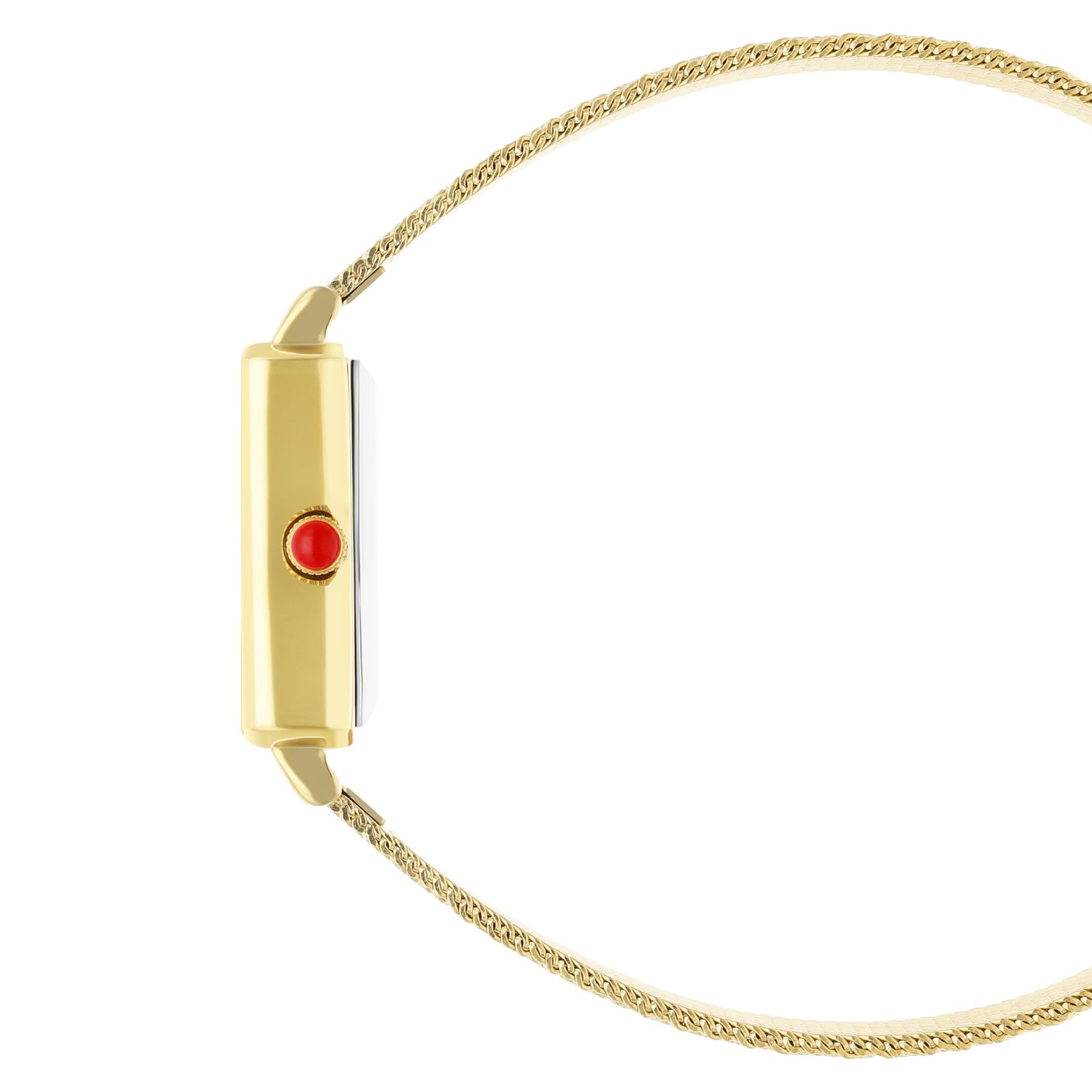 Reloj Cloe Análogo para Dama con Carátula Bicolor y Extensible de Mesh OE2550