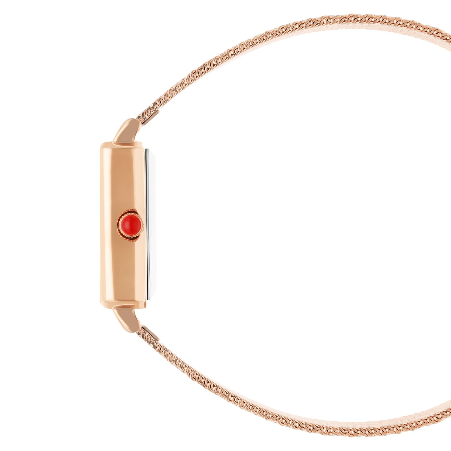 Reloj Cloe Análogo para Dama con Carátula Bicolor y Extensible de Mesh OE2550
