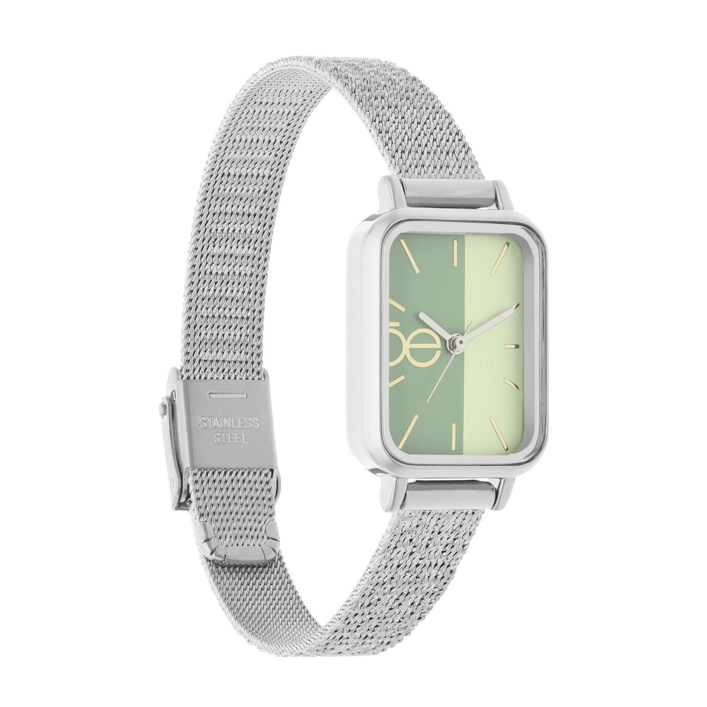 Reloj Cloe Análogo para Dama con Carátula Bicolor y Extensible de Mesh OE2550