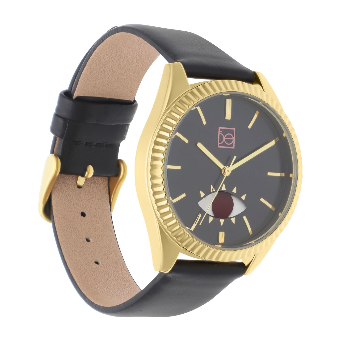 Reloj Cloe Análogo para Dama con Detalle de Ojo con Movimiento OE2551