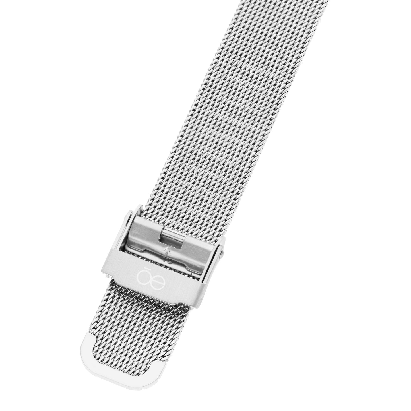 Reloj Cloe Análogo para Dama con Pedrería en Forma de Luna y Extensible de Mesh OE2552