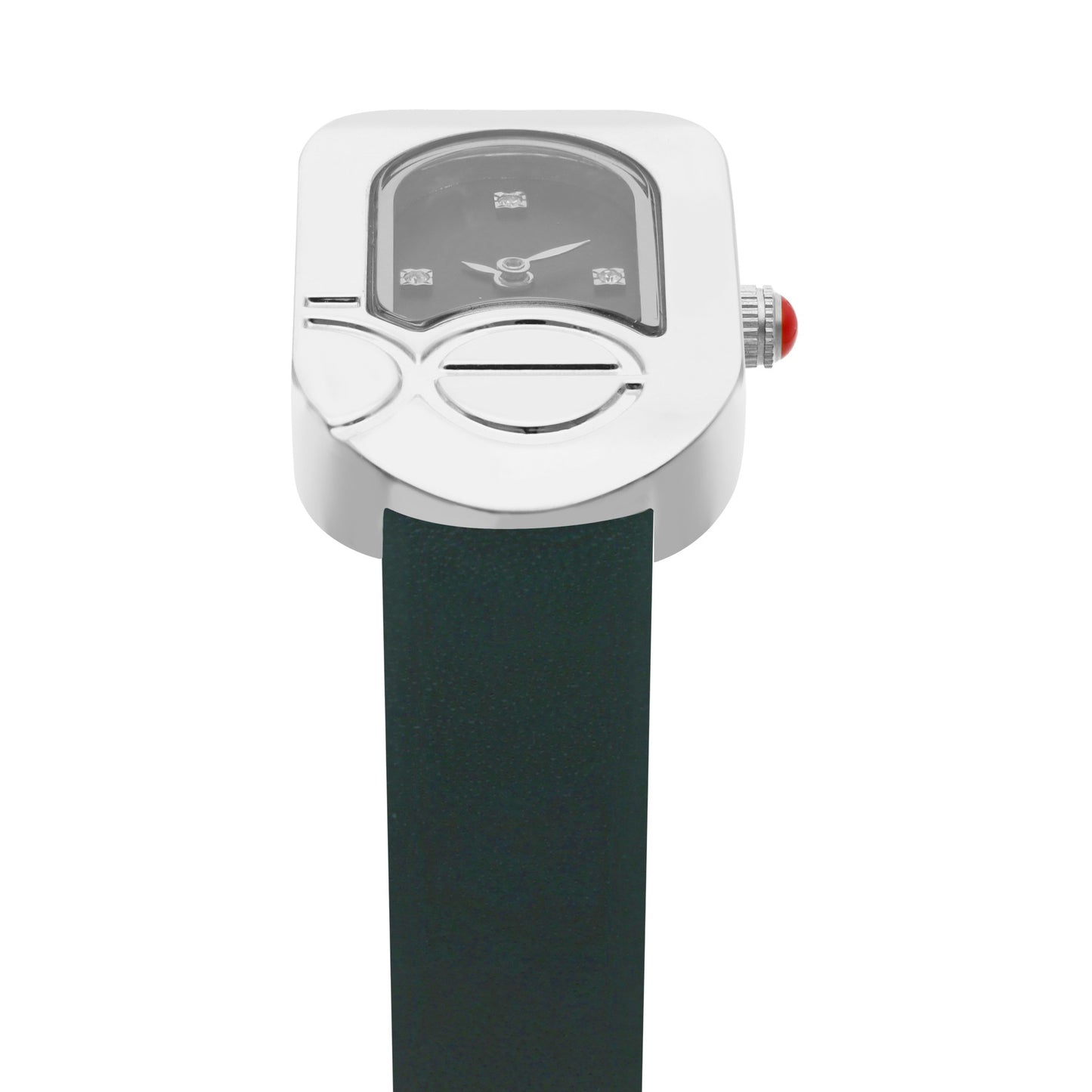 Reloj Cloe Análogo para Dama con Monograma Integrado en la Caja y Correa de Tactopiel OE2553