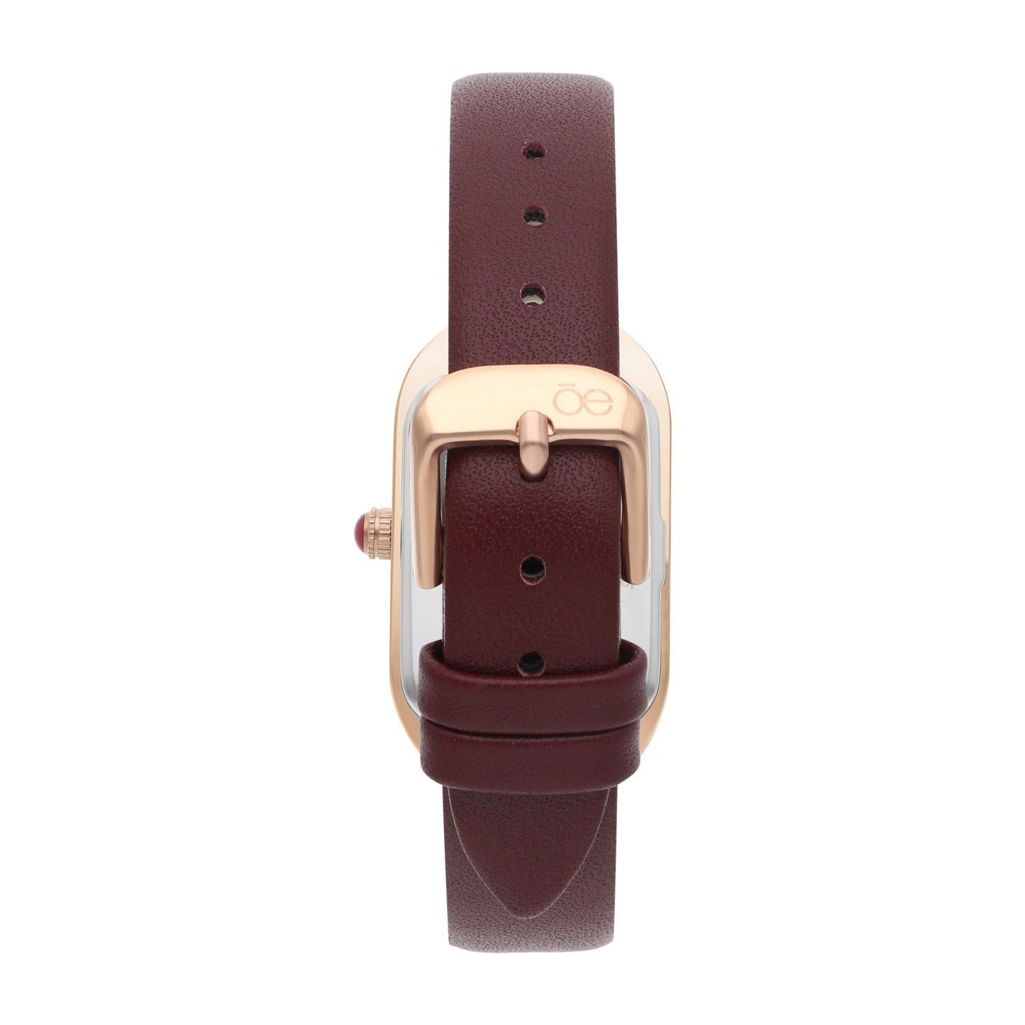 Reloj Cloe Análogo para Dama con Monograma Integrado en la Caja y Correa de Tactopiel OE2553