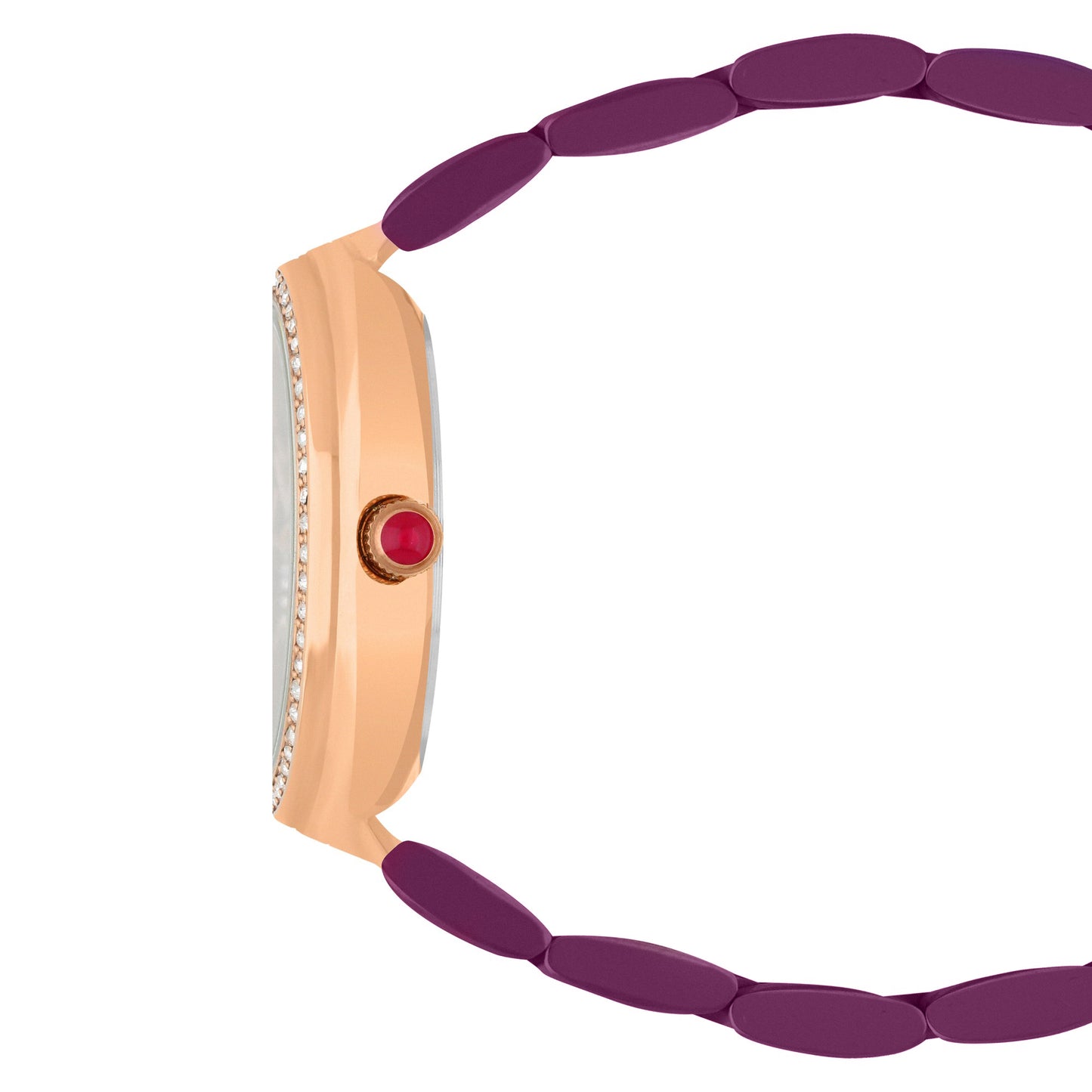Reloj Cloe Análogo para Dama con Indicador en Forma de Luna y Extensible de Acero Inoxidable OE2555
