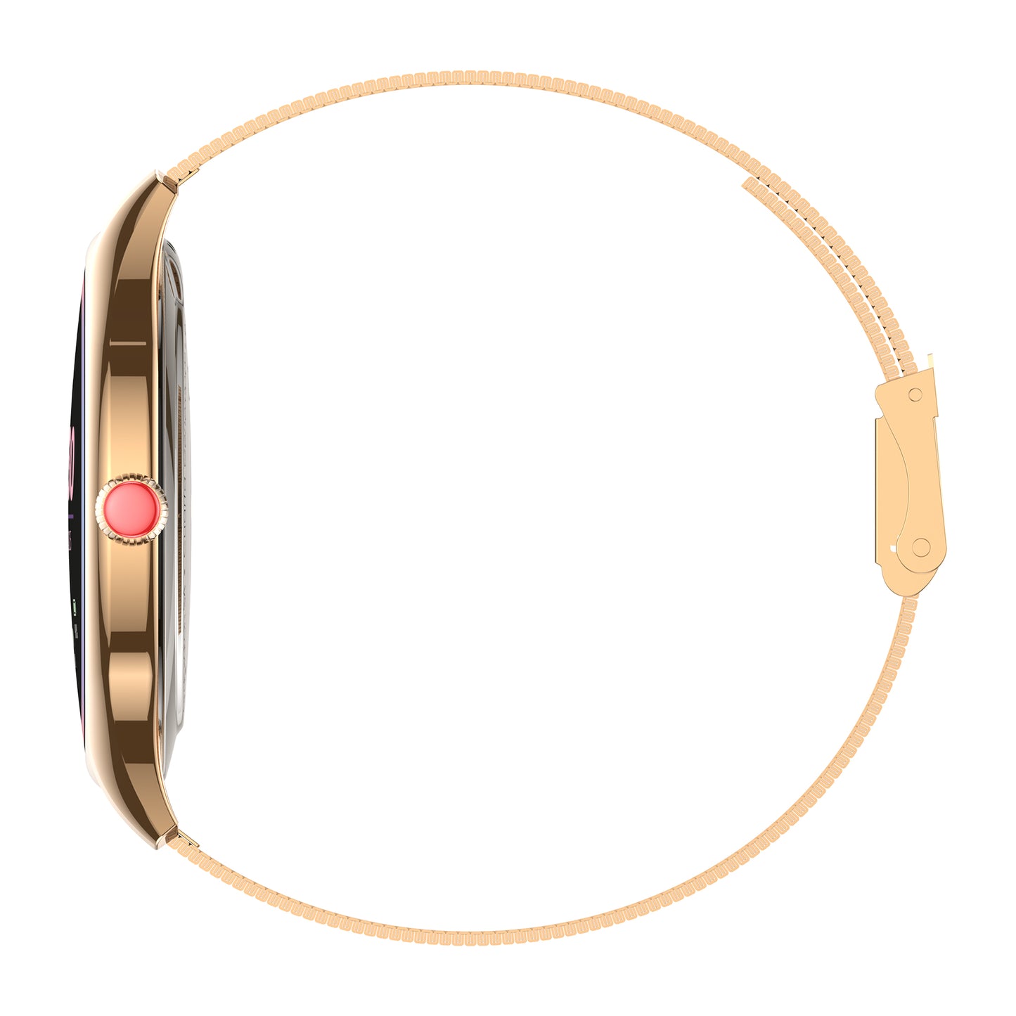 Smartwatch Cloe S4 para Dama con Pantalla Amoled y Extensible de Acero Inoxidable Liso OE2560