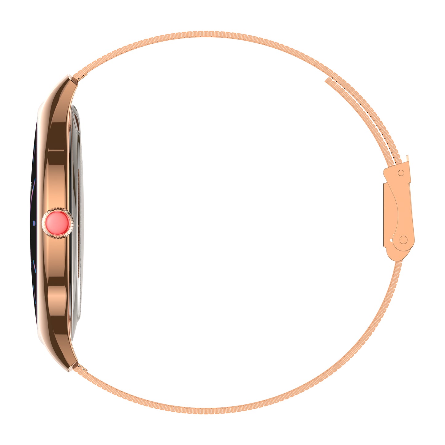 Smartwatch Cloe S4 para Dama con Pantalla Amoled y Extensible de Acero Inoxidable Liso OE2560