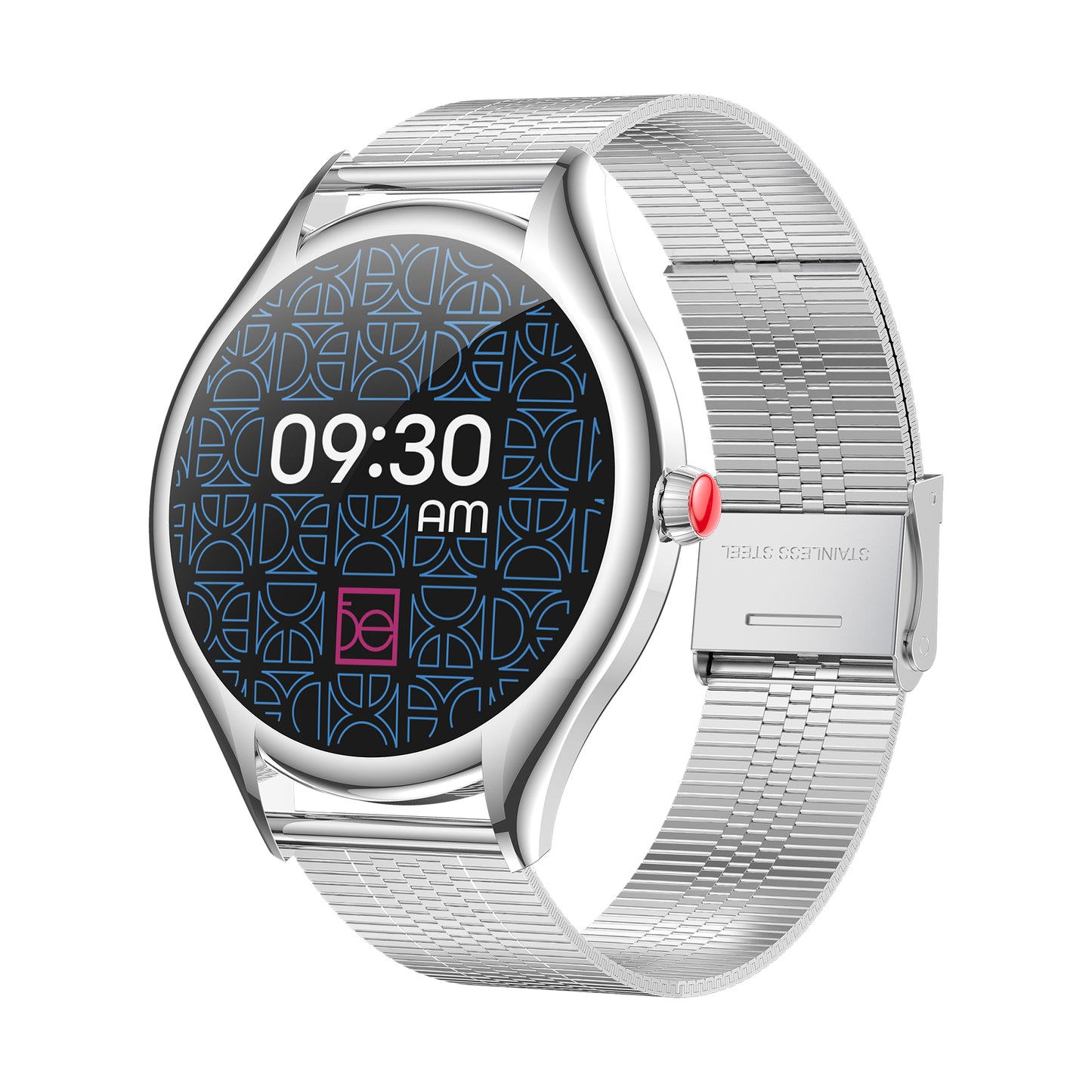 Smartwatch Cloe S4 para Dama con Pantalla Amoled y Extensible de Acero Inoxidable Liso OE2560