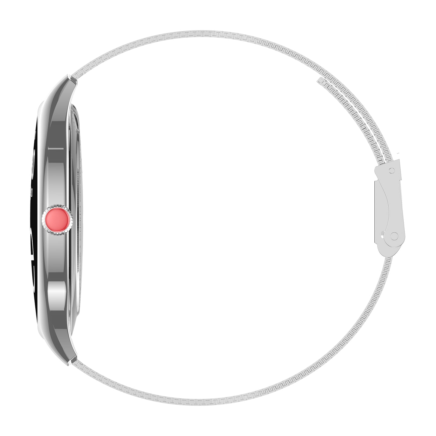 Smartwatch Cloe S4 para Dama con Pantalla Amoled y Extensible de Acero Inoxidable con Textura OE2561