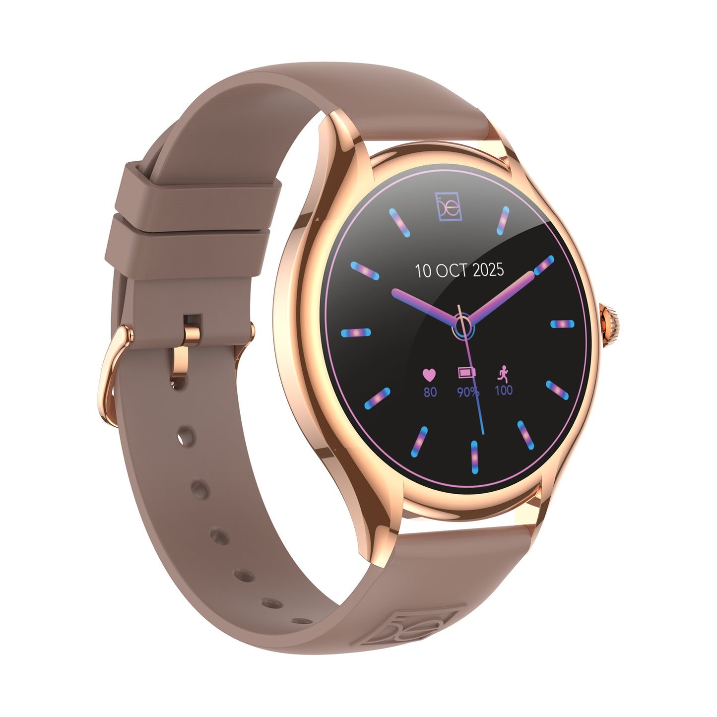 Smartwatch Cloe S4 para Dama con Pantalla Amoled y Correa de Silicón OE2562