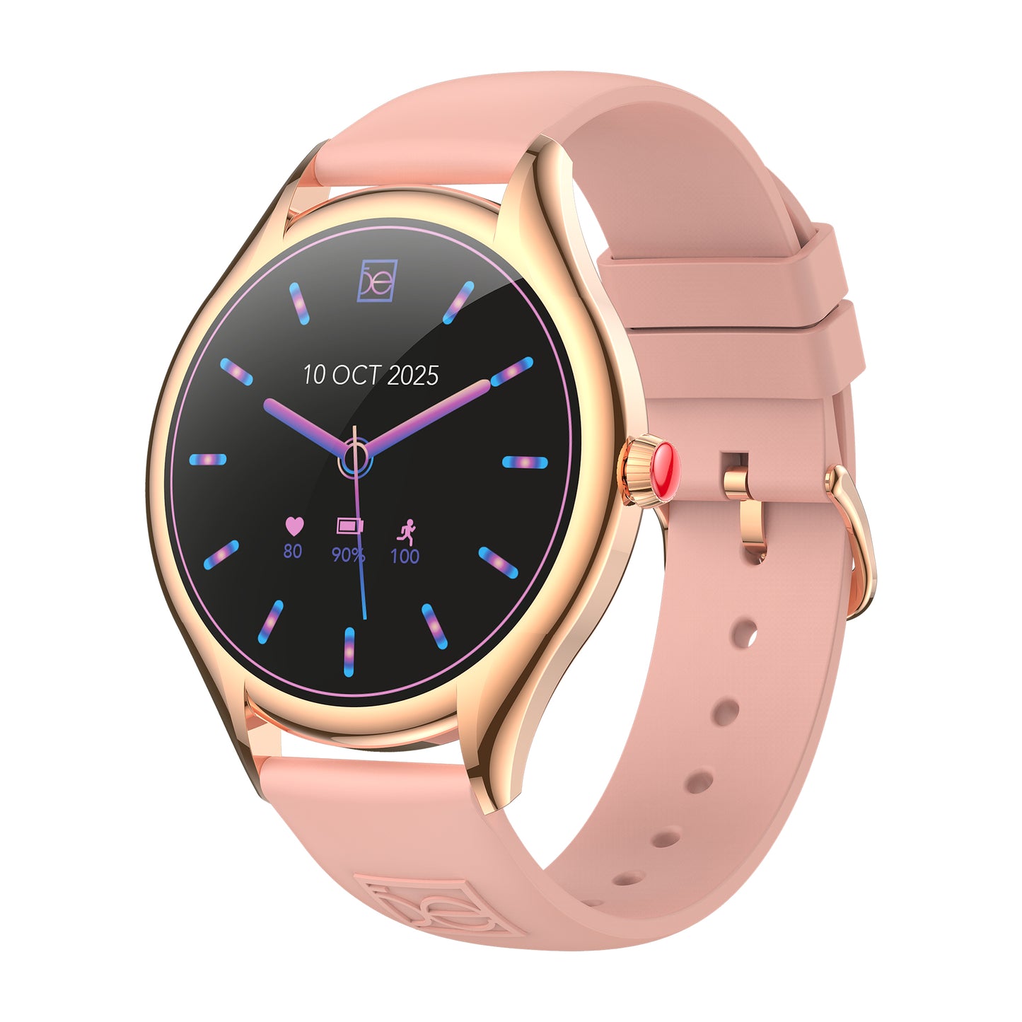 Smartwatch Cloe S4 para Dama con Pantalla Amoled y Correa de Silicón OE2562