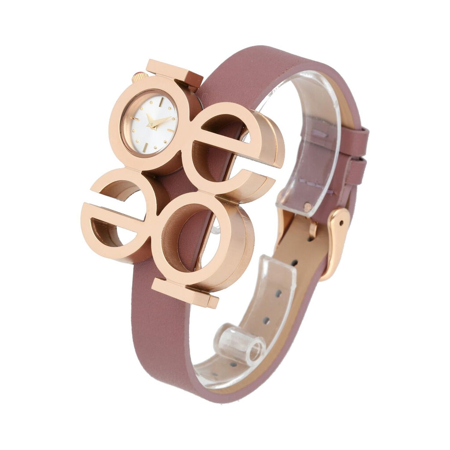 Cloe Reloj Analogo Dama Casual Correa De Tacto piel Textura OE1911